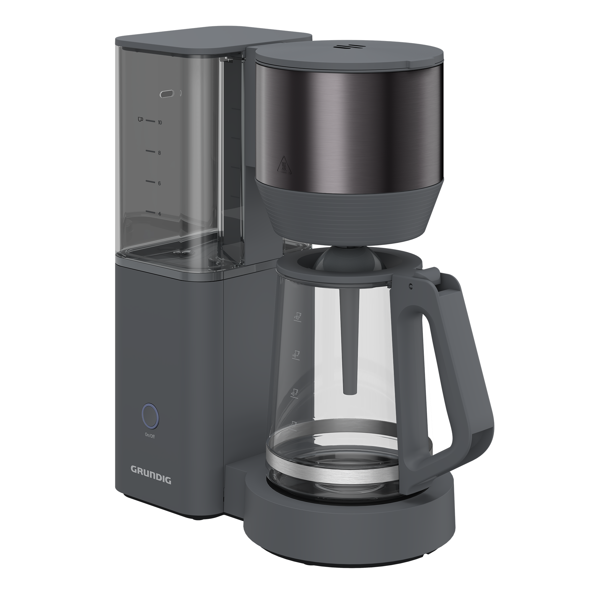 KM 7340 Grundig Dark Inox Filtre Kahve Makinesi