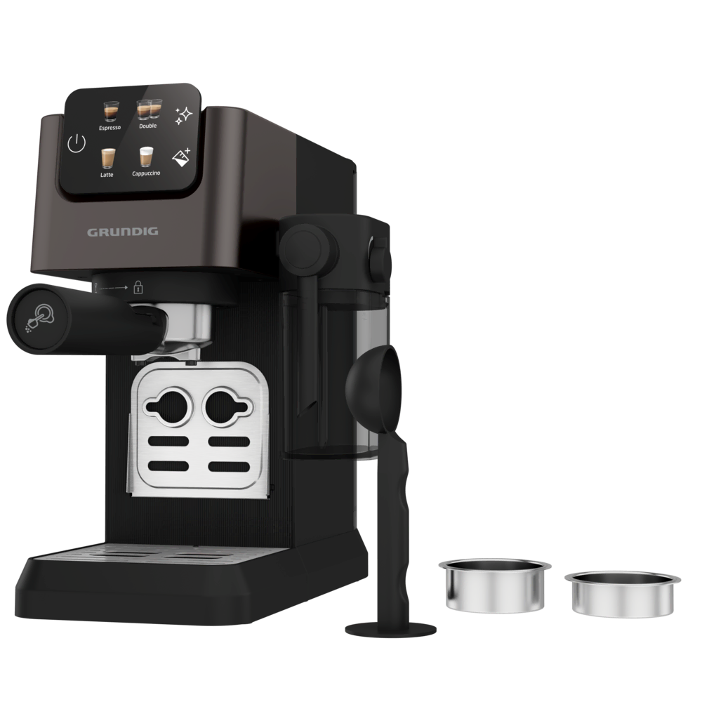 KSM 6430 Grundig Delisia Süt Hazneli Yarı Otomatik ve Kapsüllü Espresso Makinesi