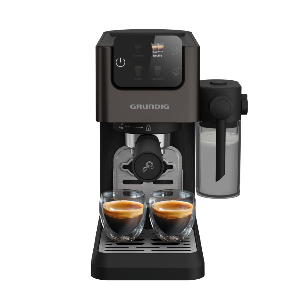 KSM 6430 Grundig Delisia Süt Hazneli Yarı Otomatik ve Kapsüllü Espresso Makinesi