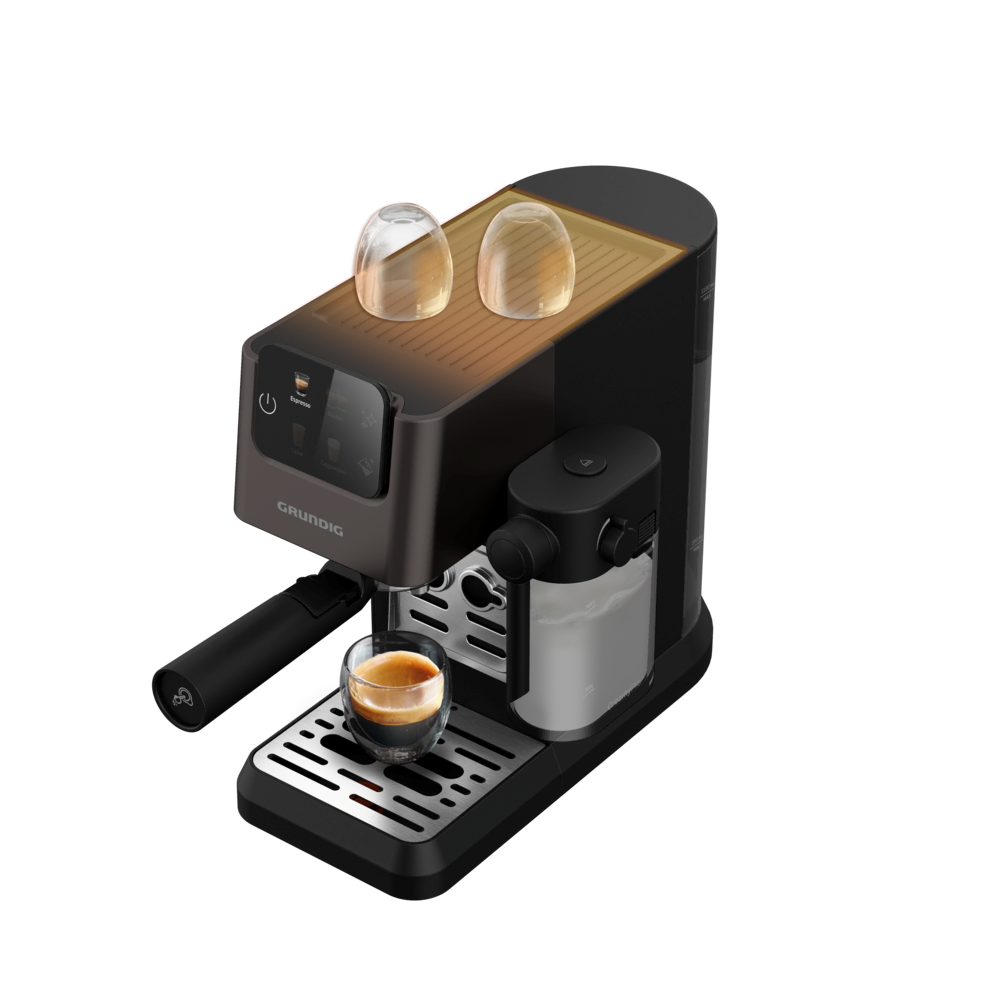 KSM 6430 Grundig Delisia Süt Hazneli Yarı Otomatik ve Kapsüllü Espresso Makinesi