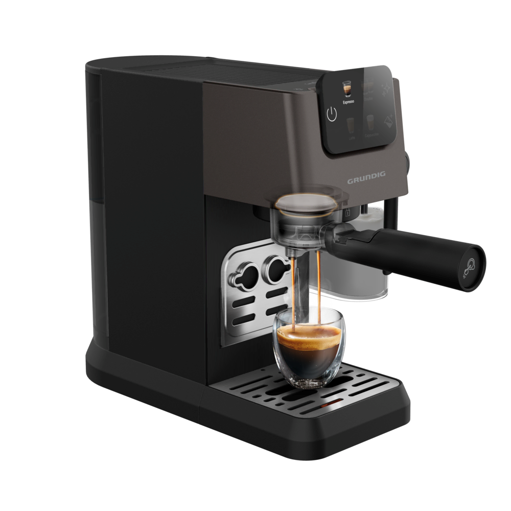 KSM 6430 Grundig Delisia Süt Hazneli Yarı Otomatik ve Kapsüllü Espresso Makinesi