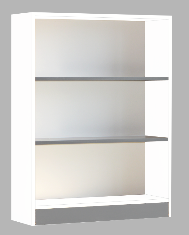 KTP101 Kitaplık 3 Bölmeli 80x27x106cm