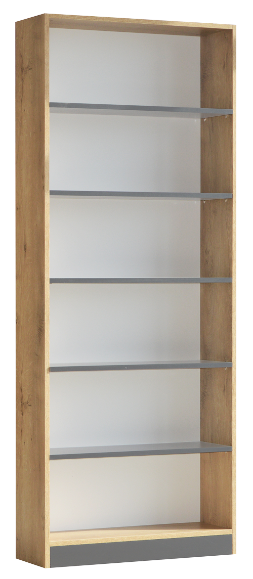 KTP102 Kitaplık 6 Bölmeli 80x27x202cm