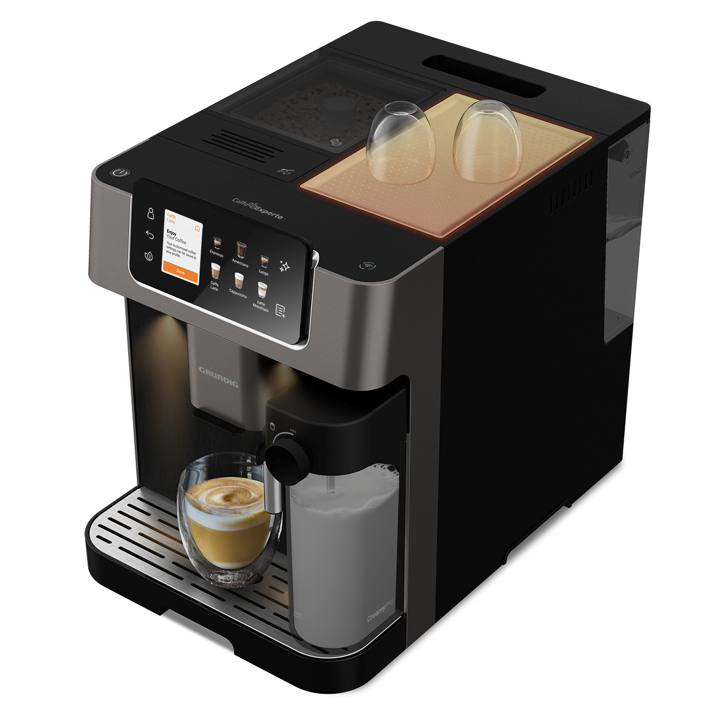 KVA 8230 Grundig Delisia Tam Otomatik HomeWhiz WIFI Kahve Makinesi