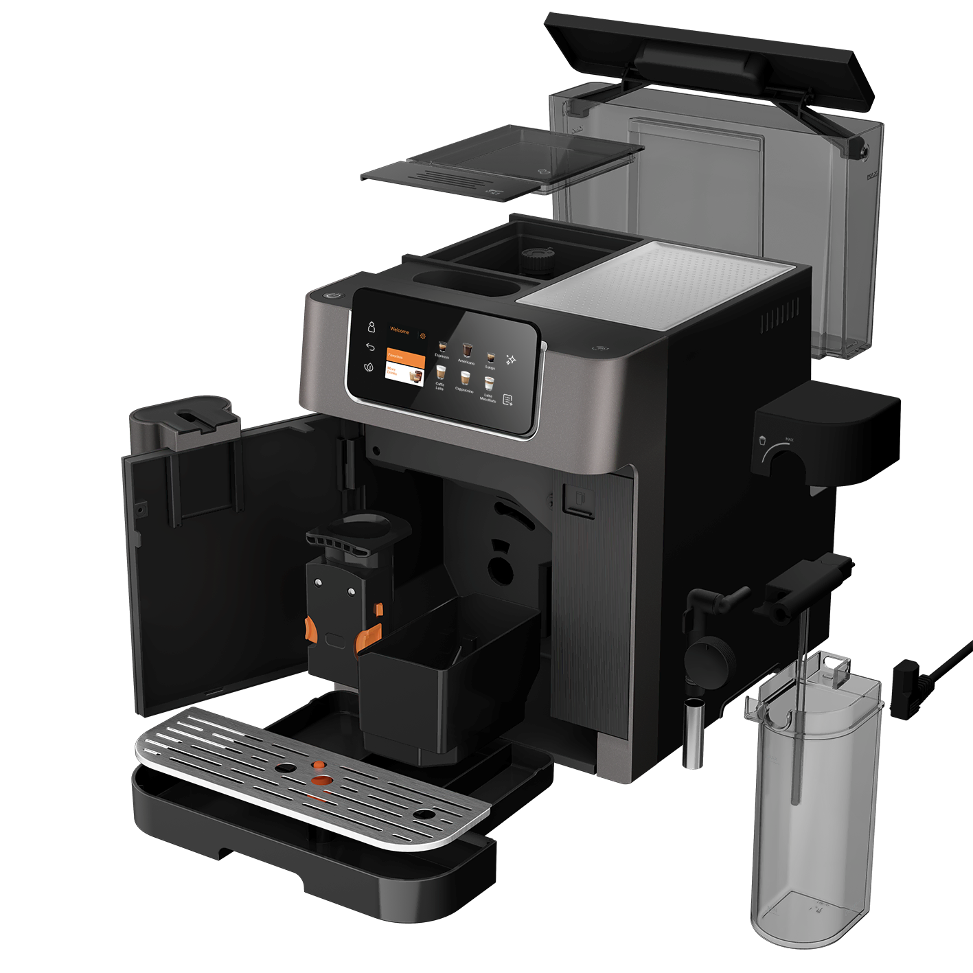 KVA 8230 Grundig Delisia Tam Otomatik HomeWhiz WIFI Kahve Makinesi