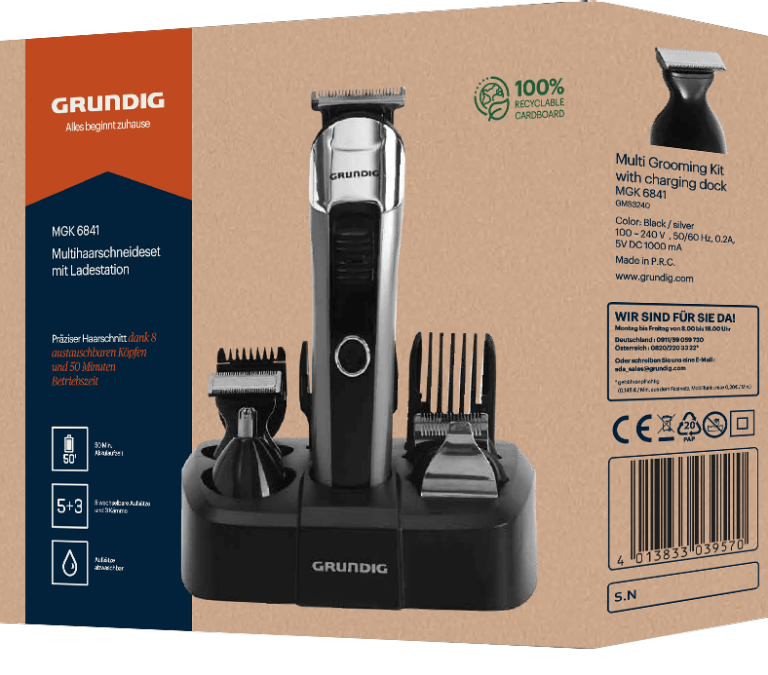 MGK 6841 Grundig Çok Amaçlı Saç ve Sakal Şekillendirme Seti