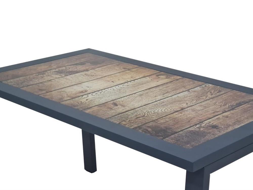 Mira Minderli Alüminyum Üçlü Antrasit Set, 4 Parça, 3+1+1+S