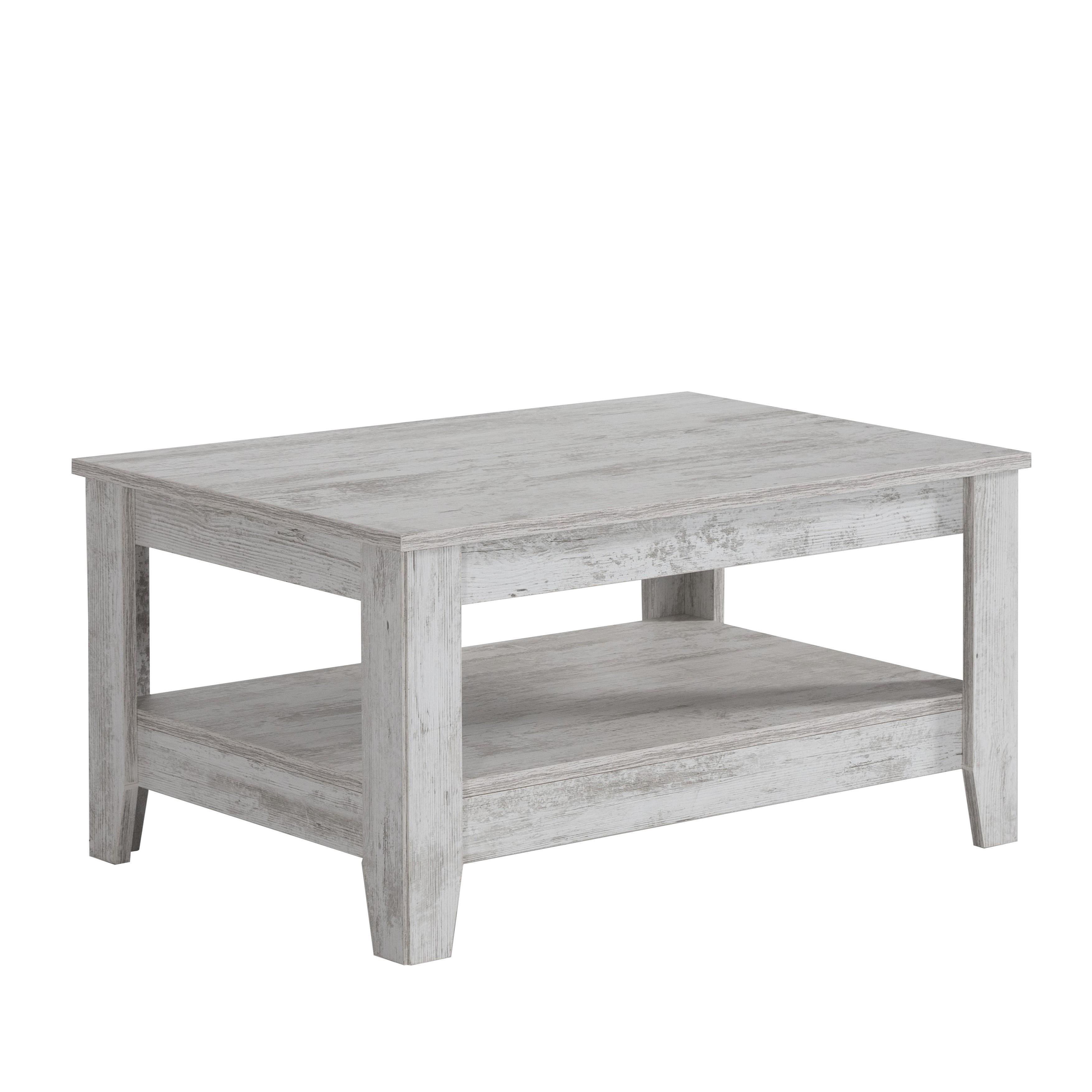 Montana Raflı Dikdörtgen Orta Sehpa 90x60x45cm