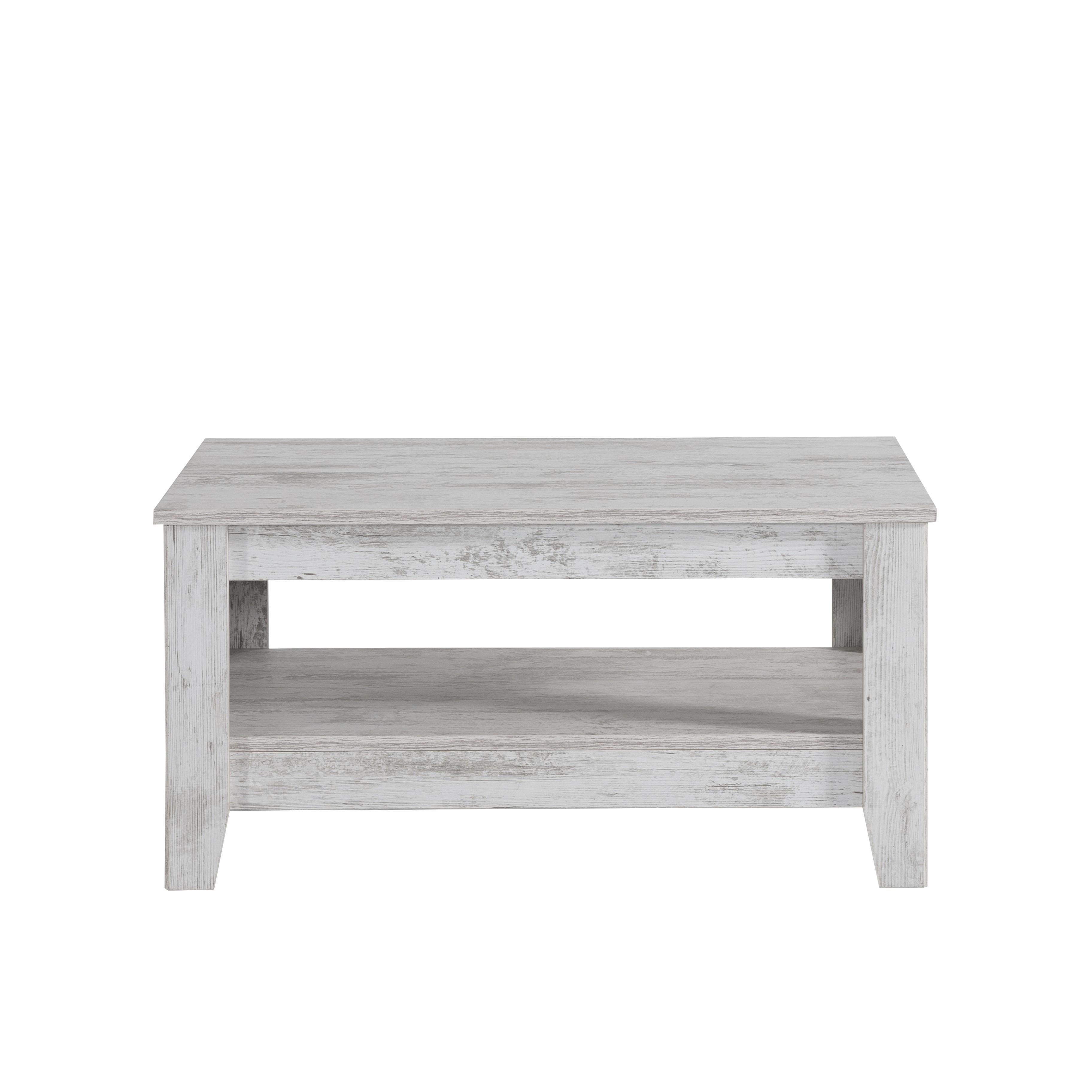 Montana Raflı Dikdörtgen Orta Sehpa 90x60x45cm