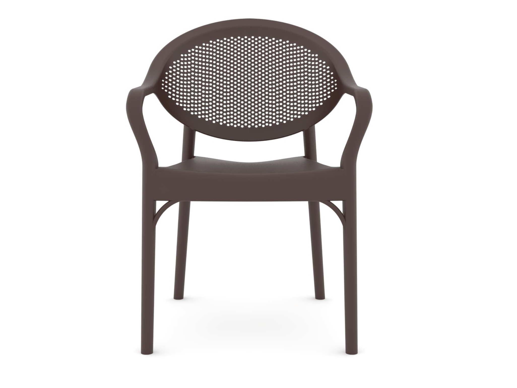 Moon Rainbow Plastik Kollu Sandalye Antrasit