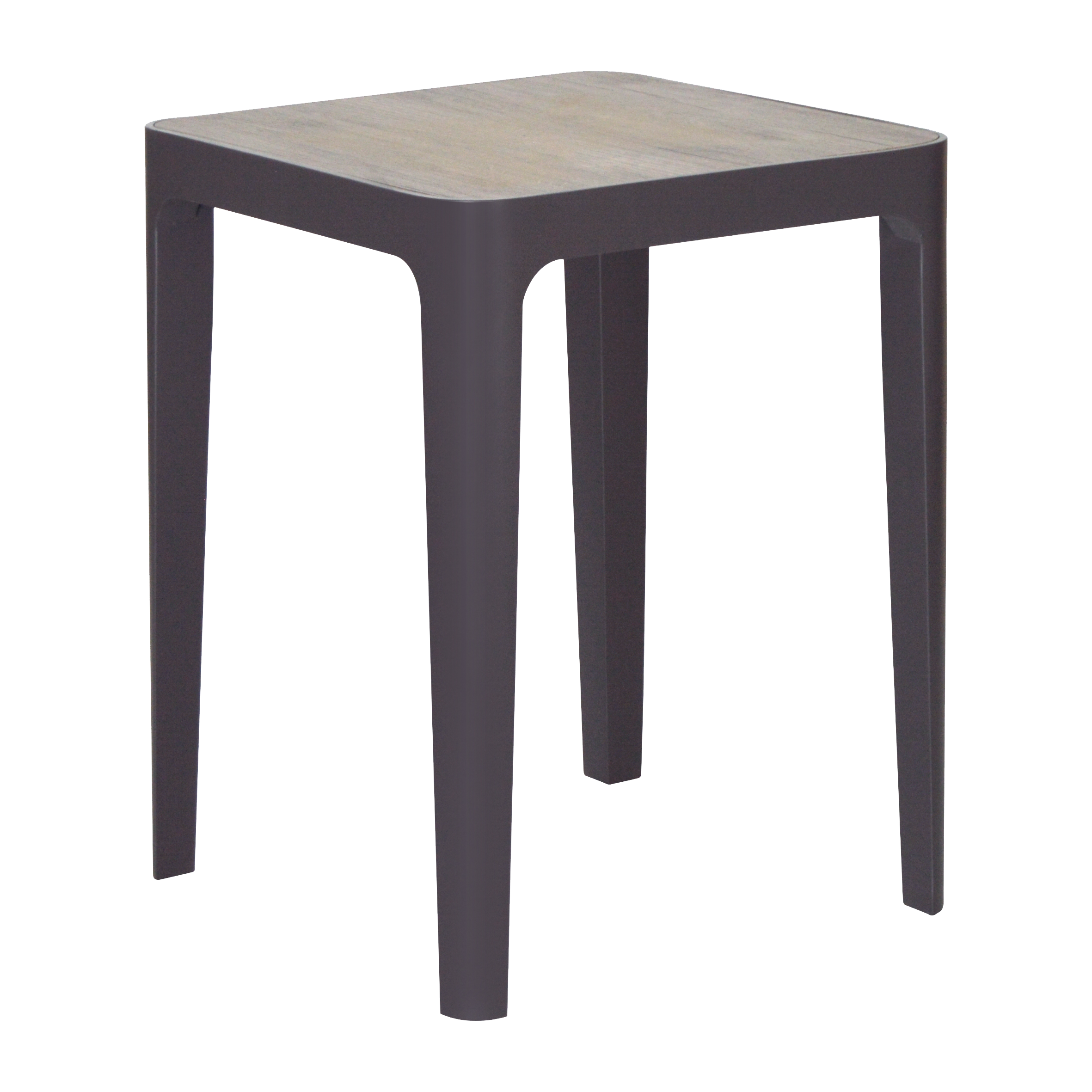 Nichole Ahşap Ayaklı Köşe Sehpa 43x43x55cm