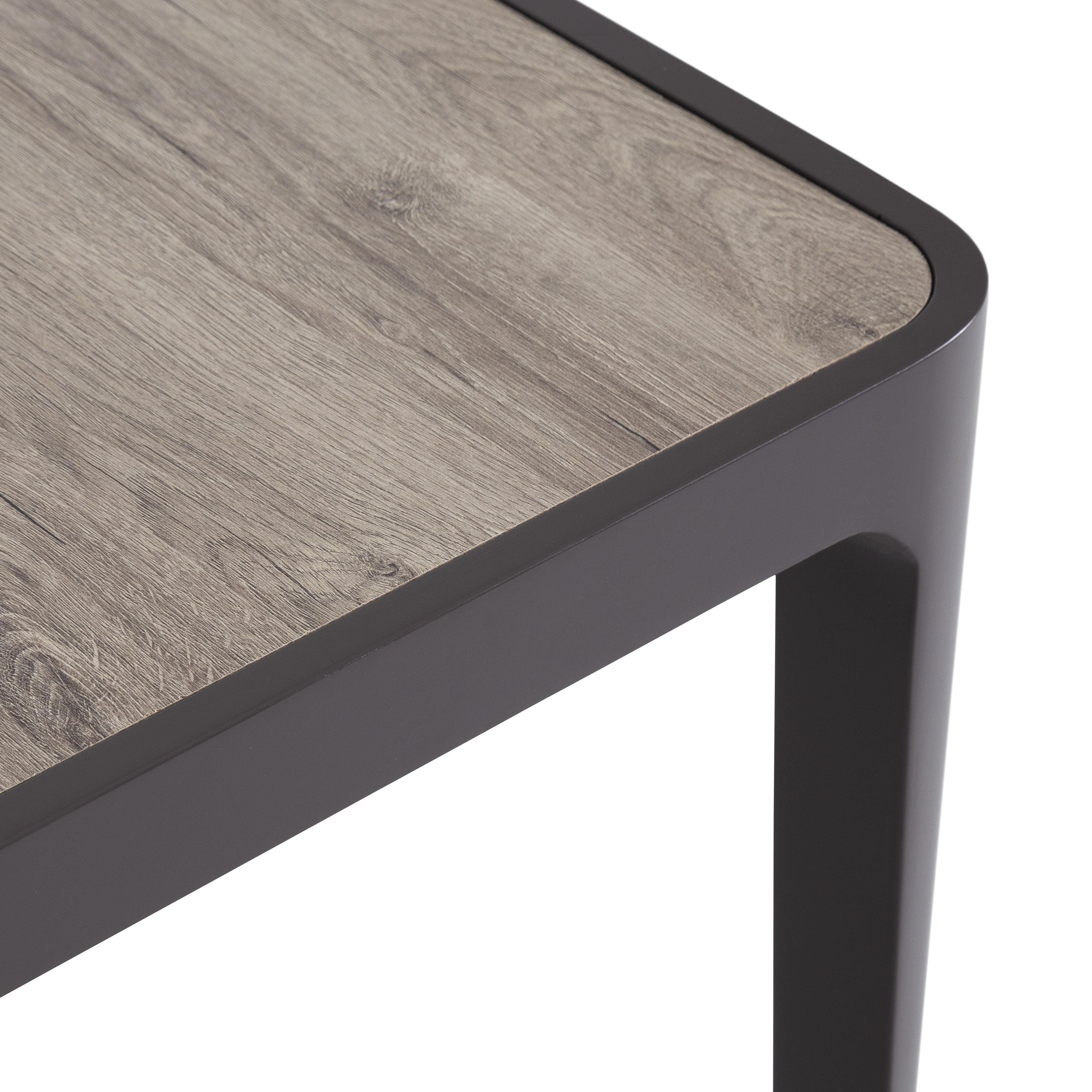 Nichole Ahşap Ayaklı Orta Sehpa 75x75x43cm