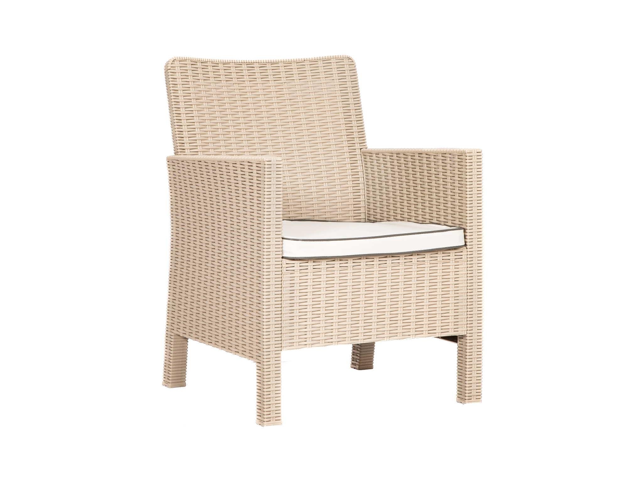 Nova Üçlü Krem Set, Minderli, 3+1+1+S