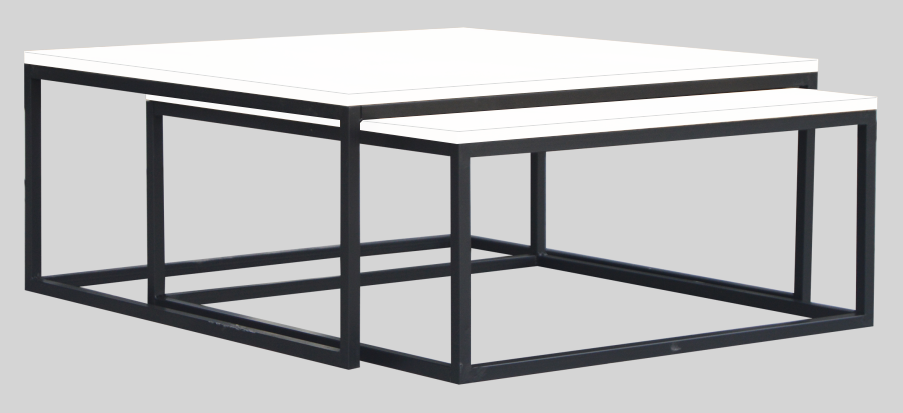 ORTPRF202 Orta Sehpa Pofil Ayak İkili 85x85cm