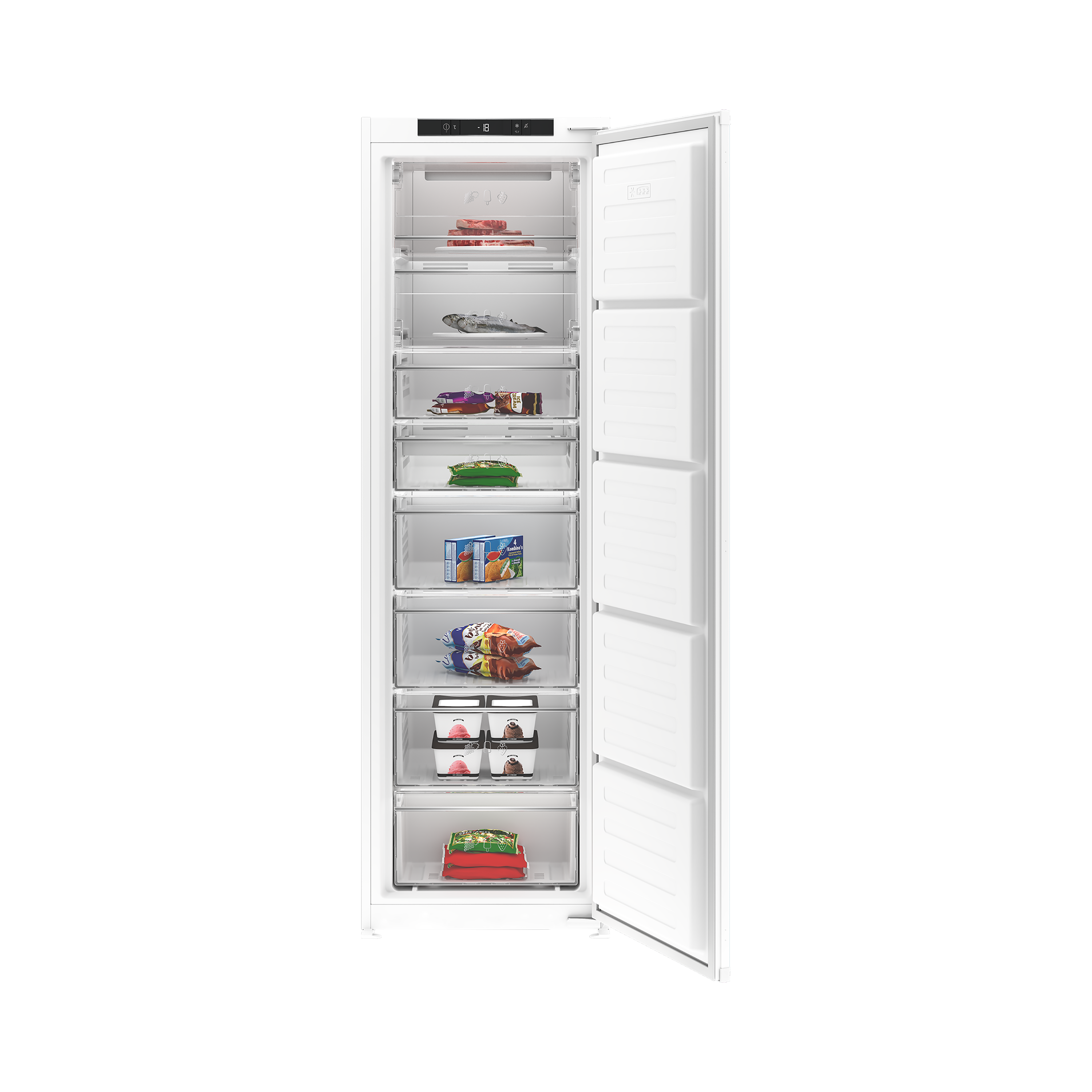 PBZL 1220 Leisure Tam Ankastre 8 Bölmeli Dondurucu