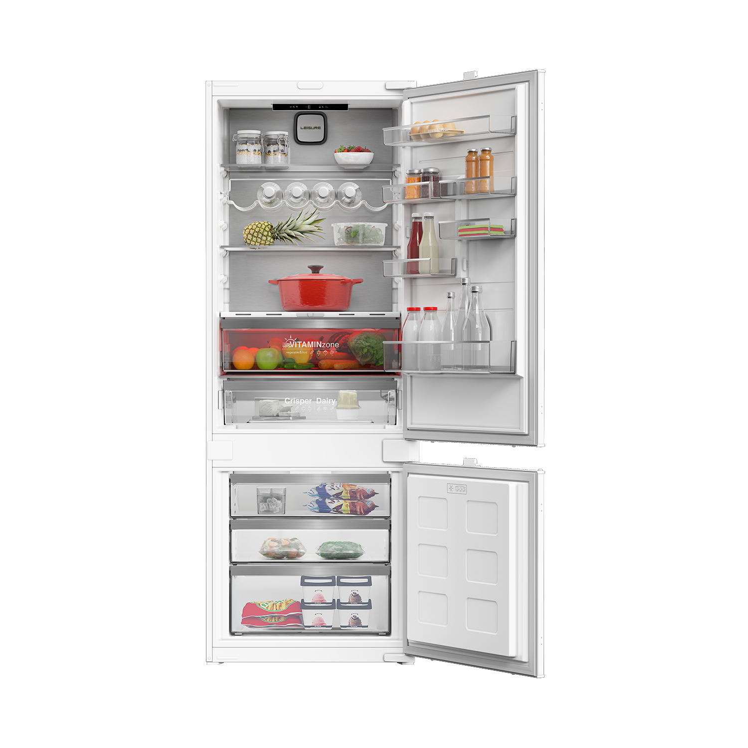 PBZL 9370 Leisure Tam Ankastre Net 370Lt. Buzdolabı