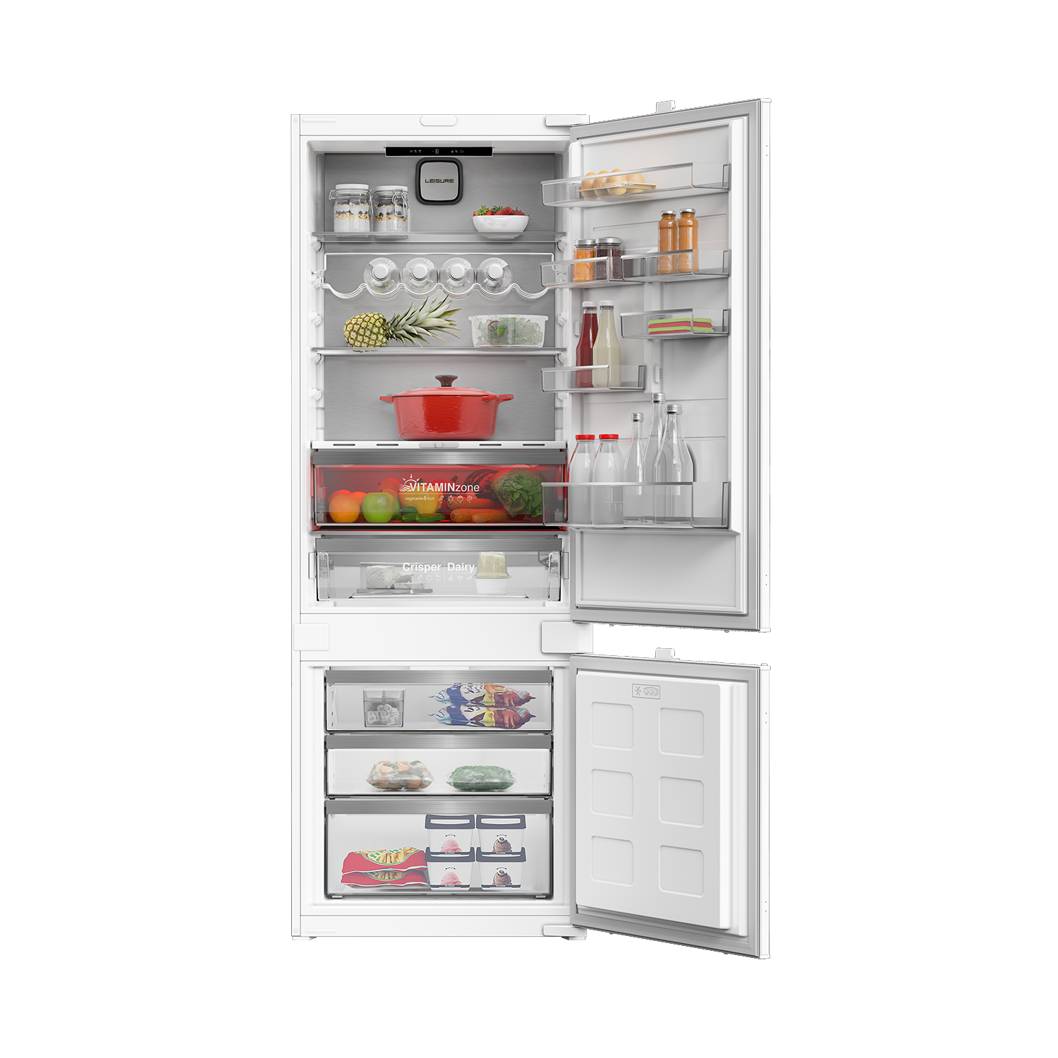 PBZL 9370 Leisure Tam Ankastre Net 370Lt. Buzdolabı