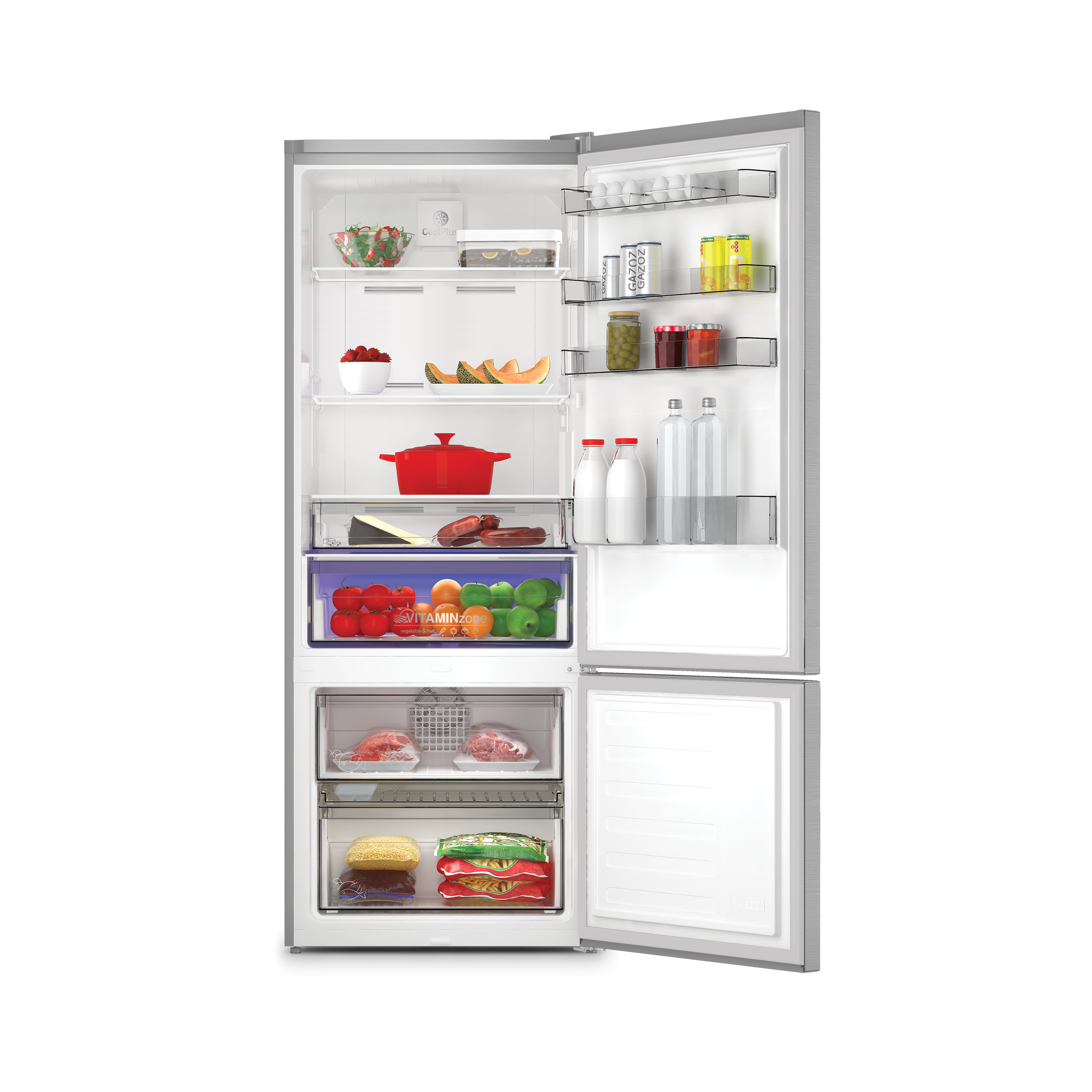 PBZL9531I Leisure Inox Kombi Net 427Lt Buzdolabı