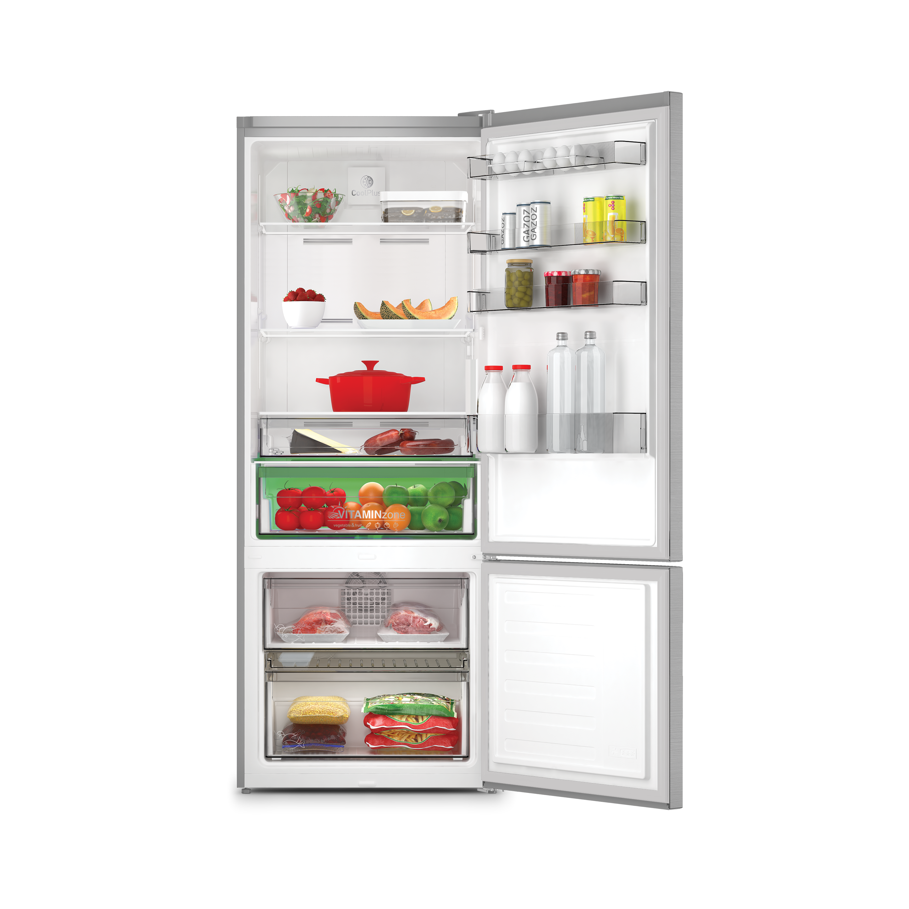 PBZL9531I Leisure Inox Kombi Net 427Lt Buzdolabı