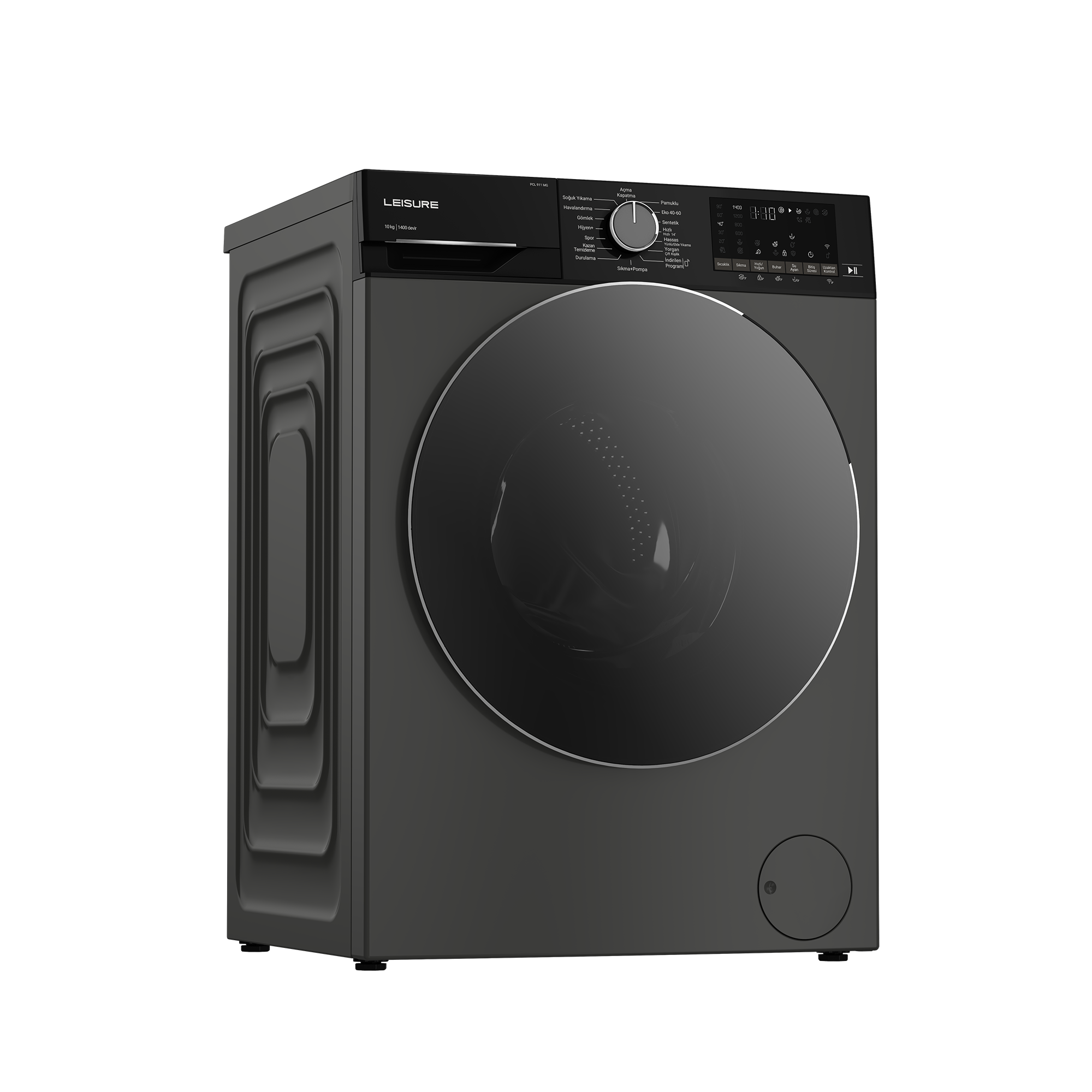 PCL 911 MG Leisure 10 Kg Inverter Motor HomeWhiz Smart Çamaşır Makinesi