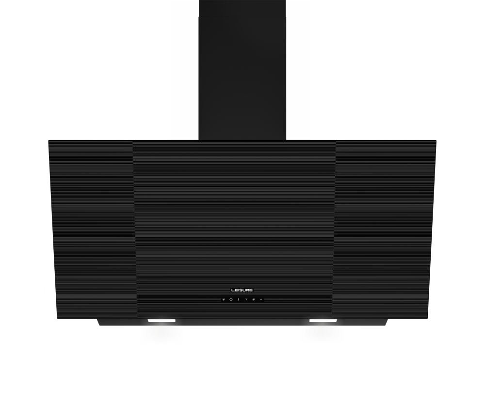 PDLY 90 E1S Leisure Siyah Cam Y Tipi Davlumbaz