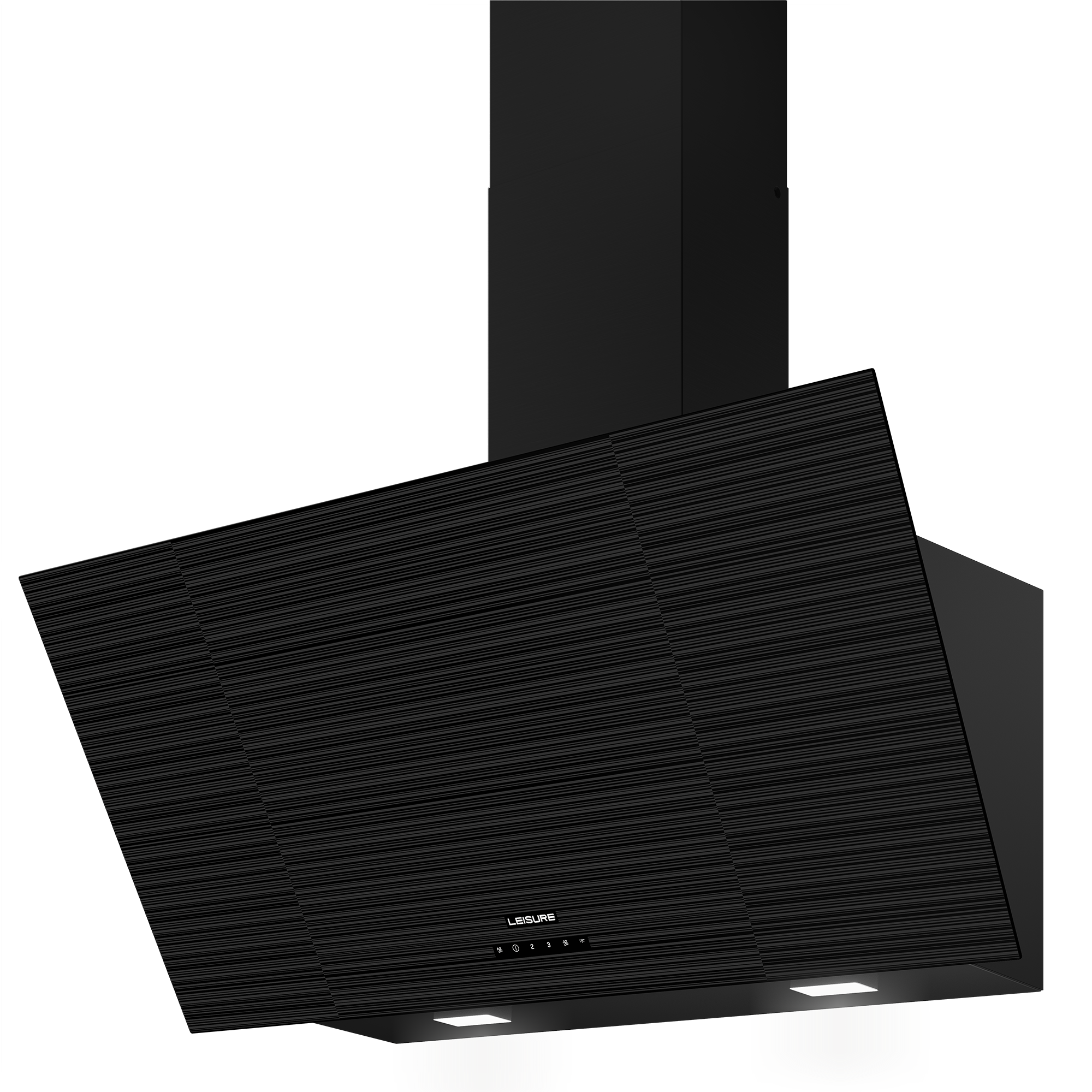 PDLY 909 S Leisure Siyah Cam Y Tipi Davlumbaz