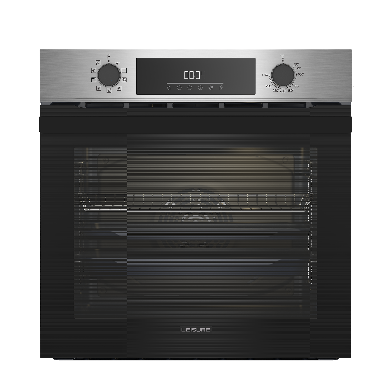 PFL 9944 I Leisure Ankastre Inox / Siyah Cam Fırın