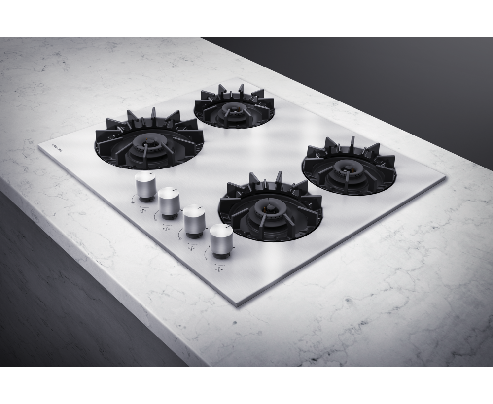 POCD 600 I Leisure Ankastre 4 Göz Gaz Inox Ocak