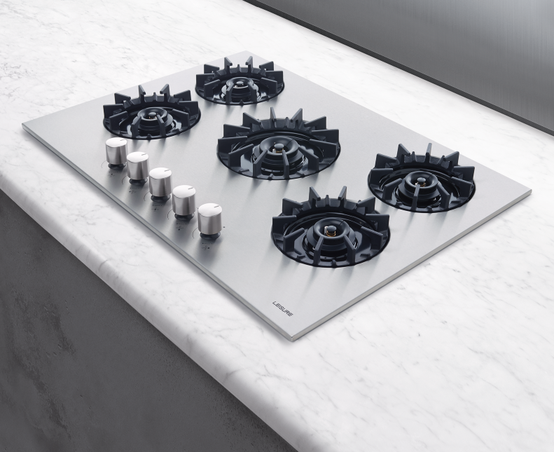 POCD 750 I Leisure Ankastre 5 Göz Gaz Inox Ocak