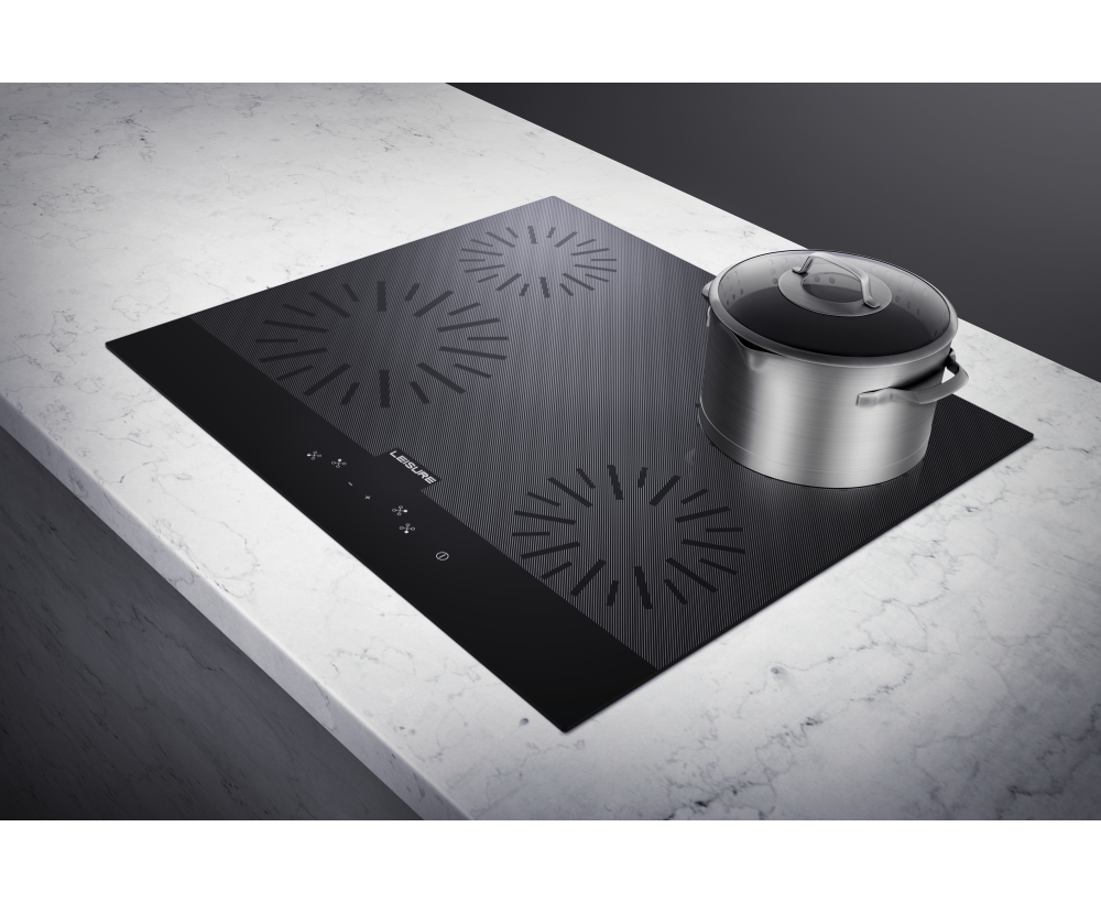 POL 600 VS Leisure Ankastre Elektrikli Siyah Cam Ocak