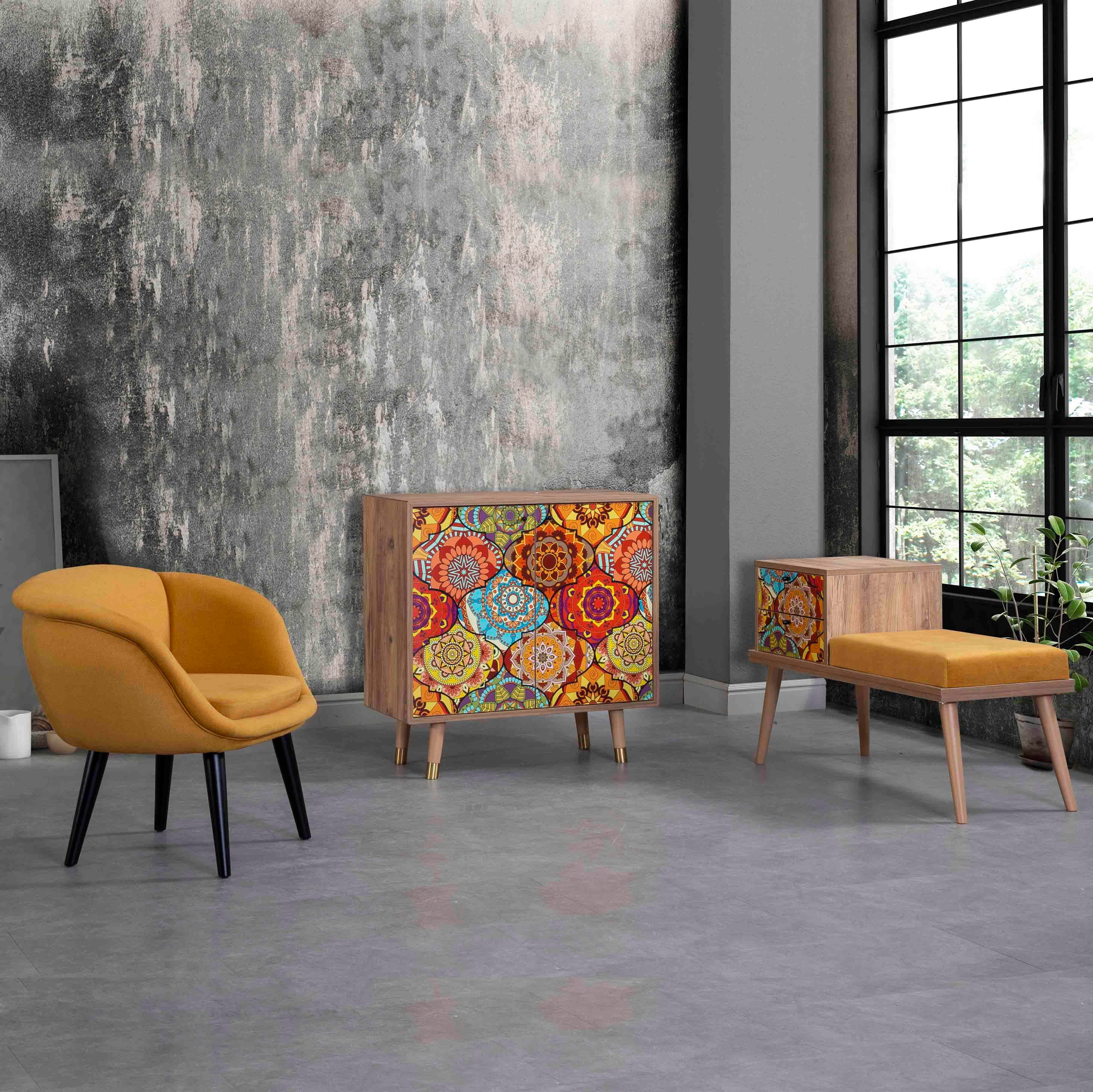 Pretoria Antre Çekmeceli Puf