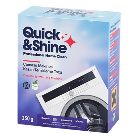 Quick & Shine - Çamaşır Makinesi Kazan Temizleme Tozu (vegan)
