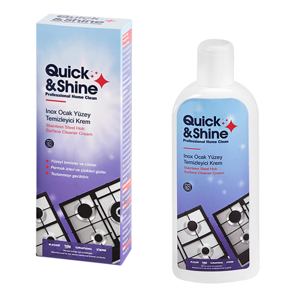 Quick & Shine - Inoks Ocak Temizleyici Krem