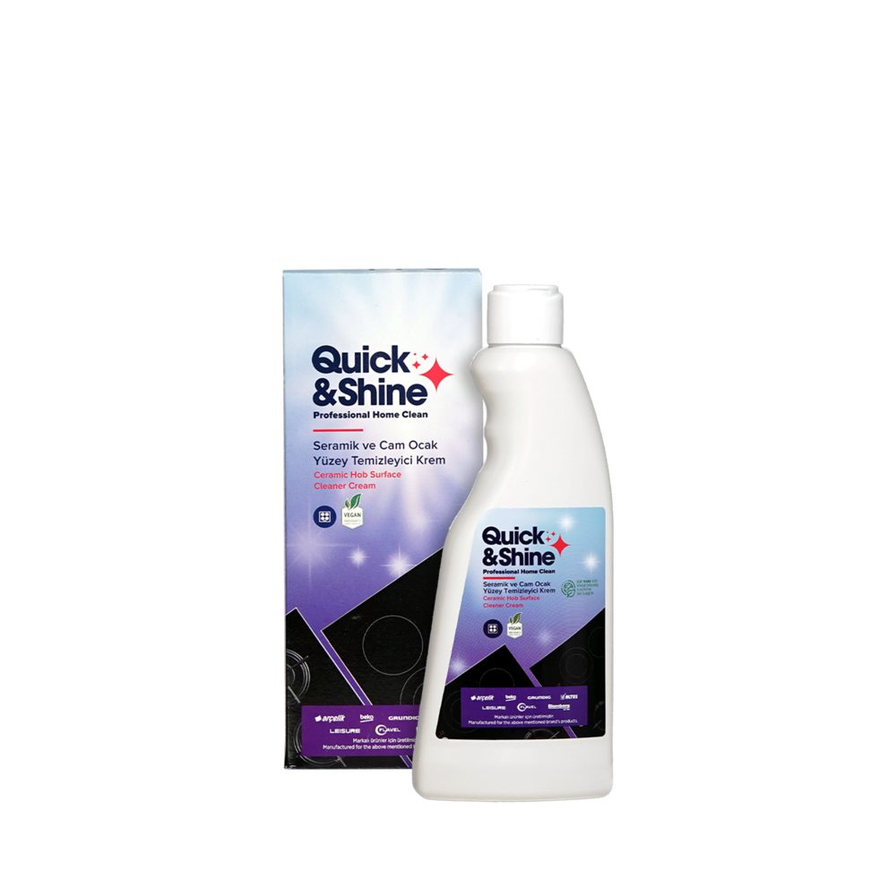 Quick & Shine - Seramik ve Cam Ocak Temizleyici Krem