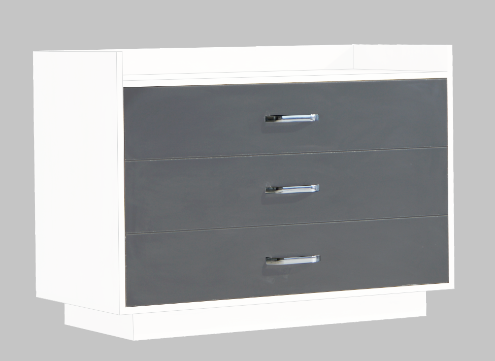 SFN102 Şifonyer Üç Çekmece Bir Raf 55x110 H:80