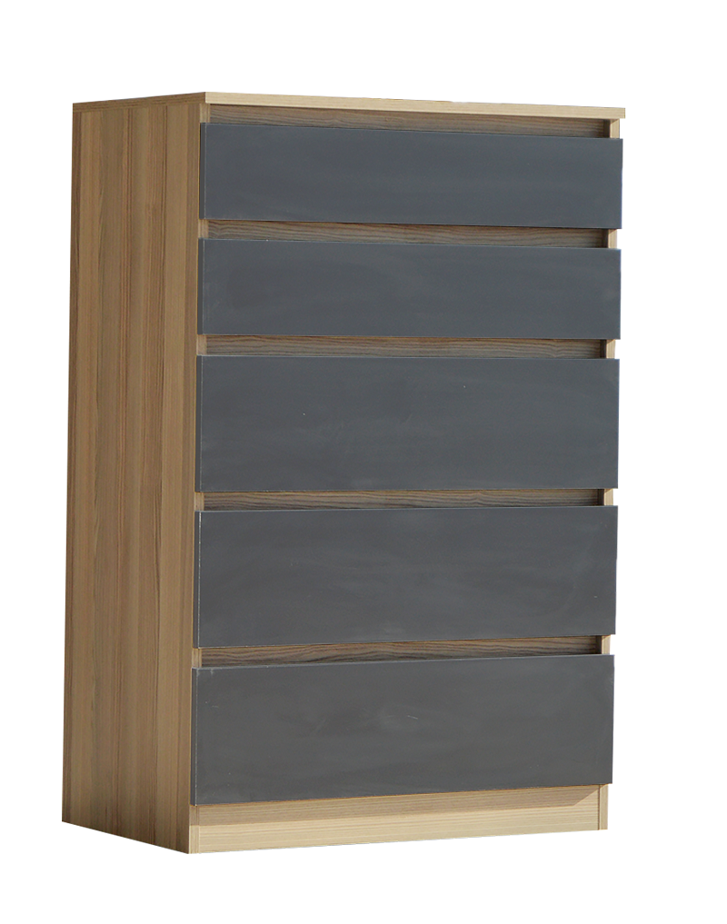 SFN104 Şifonyer Beş Çekmece 80x48 H:125