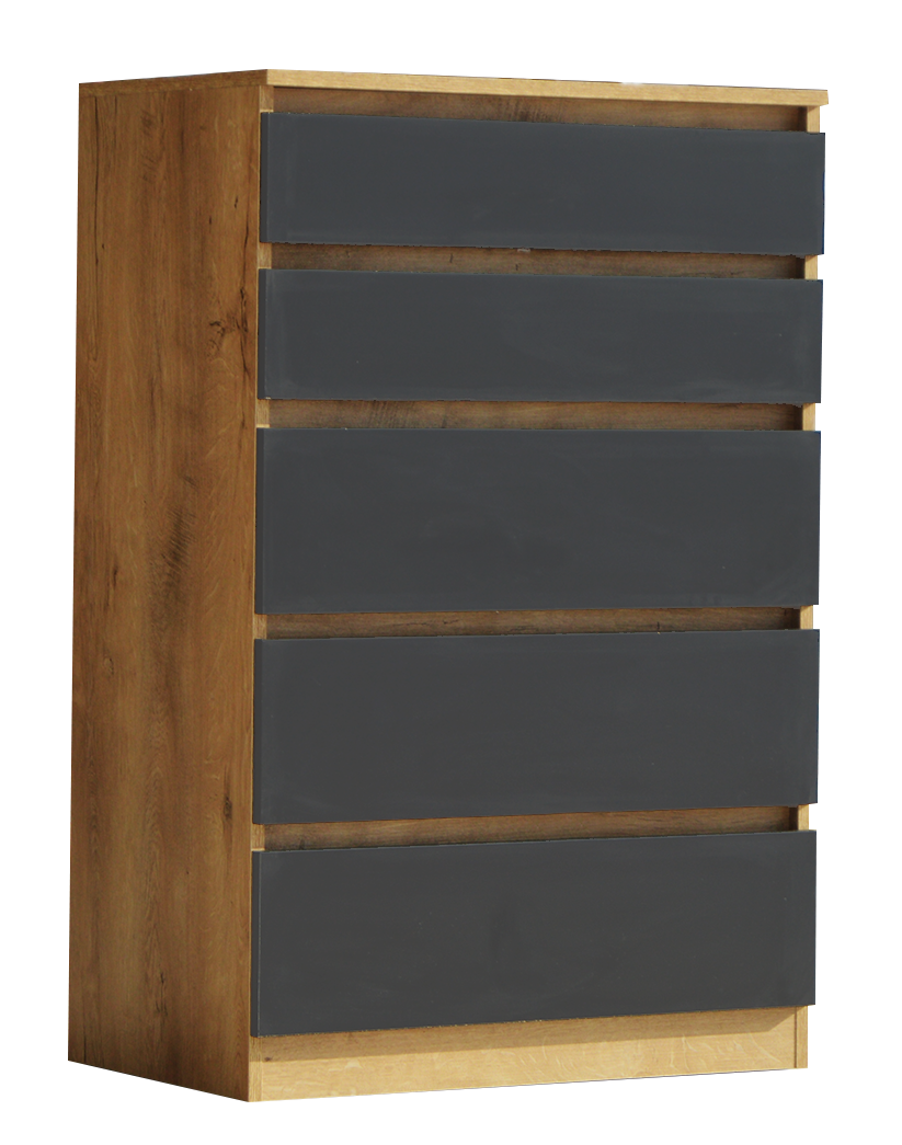 SFN104 Şifonyer Beş Çekmece 80x48 H:125