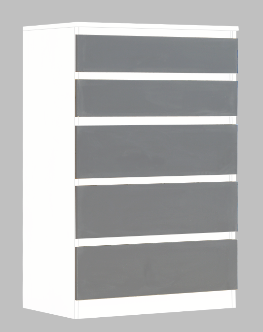 SFN104 Şifonyer Beş Çekmece 80x48 H:125