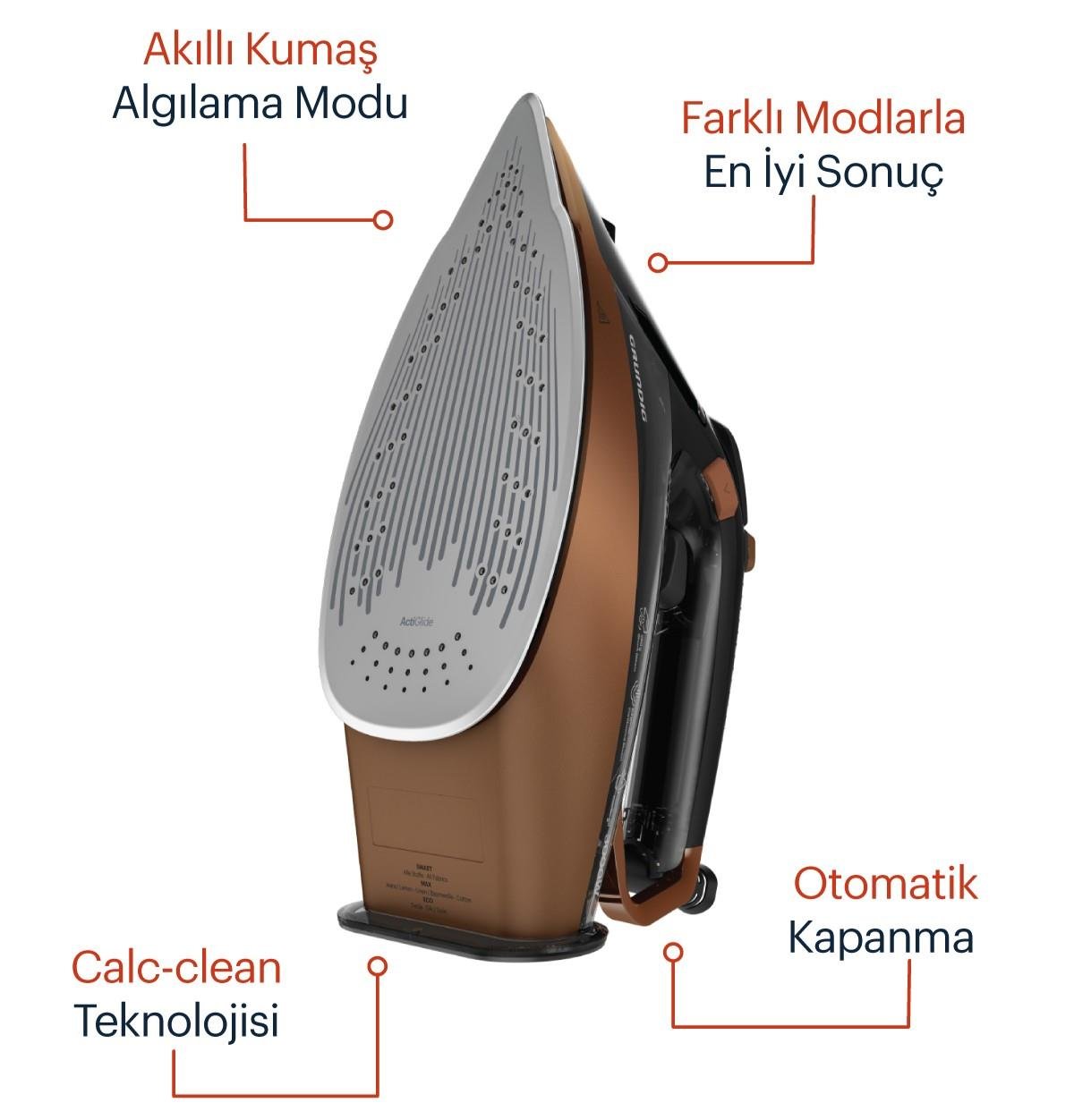 SI 8050 Grundig 3000W Buharlı Smart Ütü