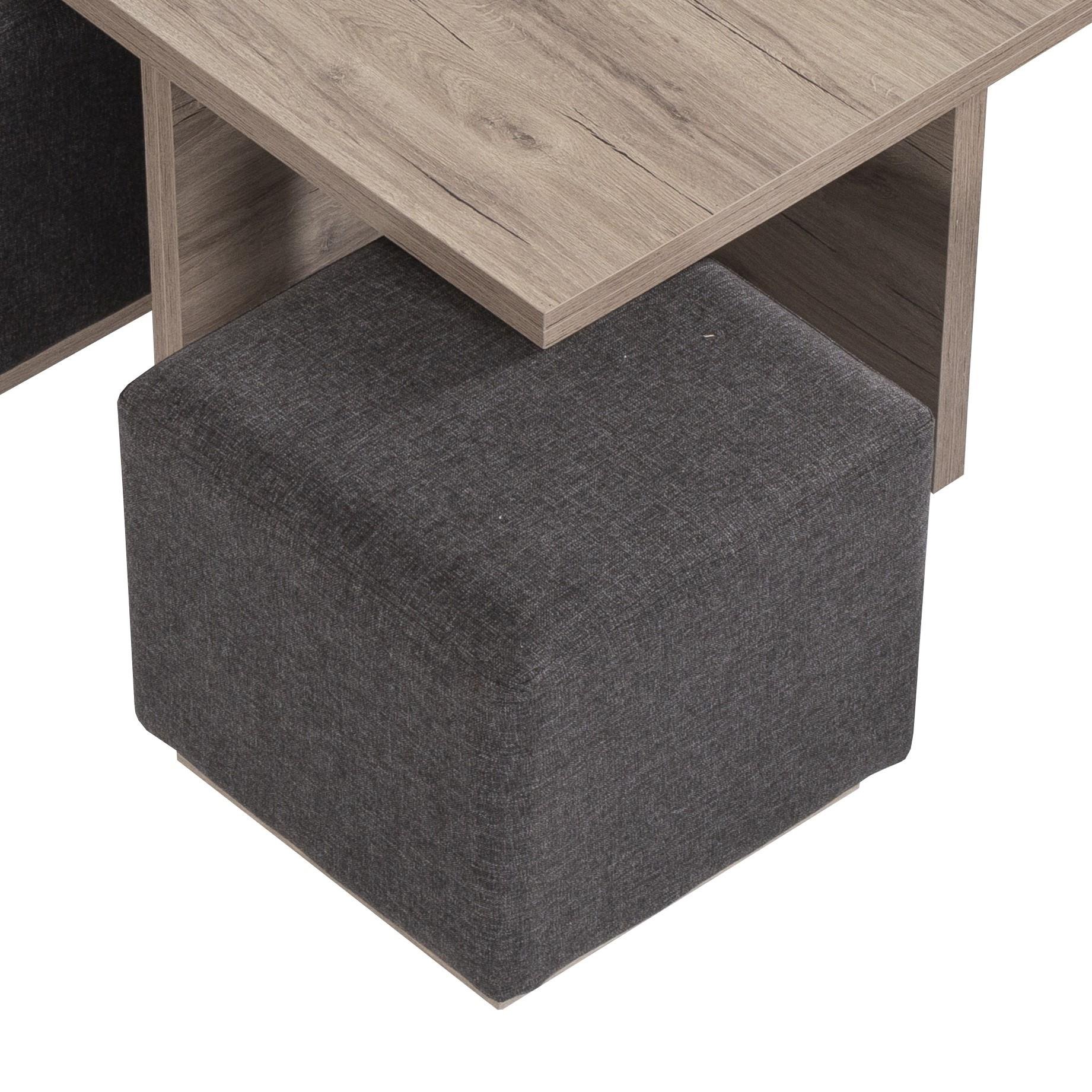 Solid Döşemeli Puf 40x40x43cm