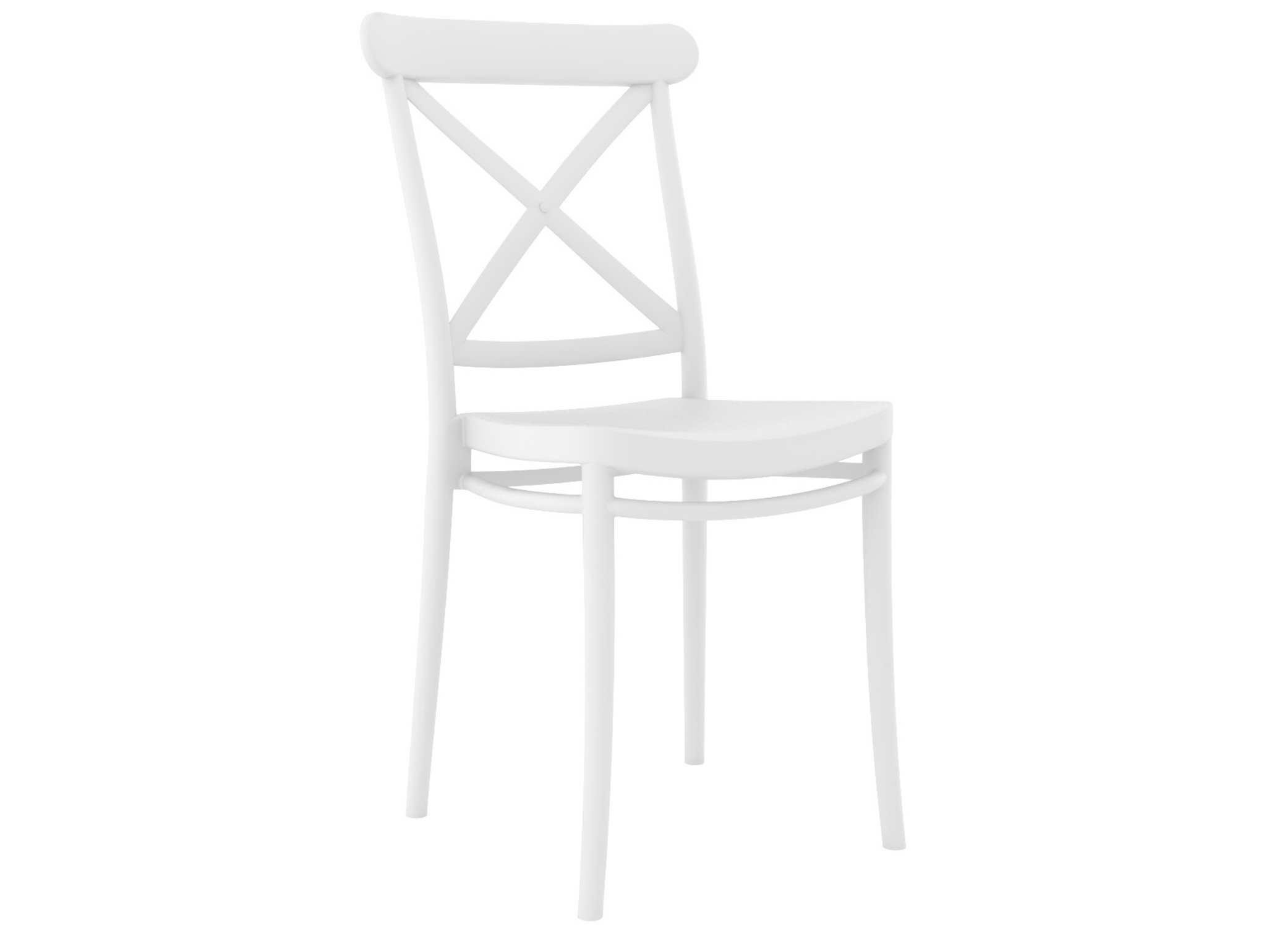 Tiara Rainbow Plastik Kolsuz Sandalye Beyaz