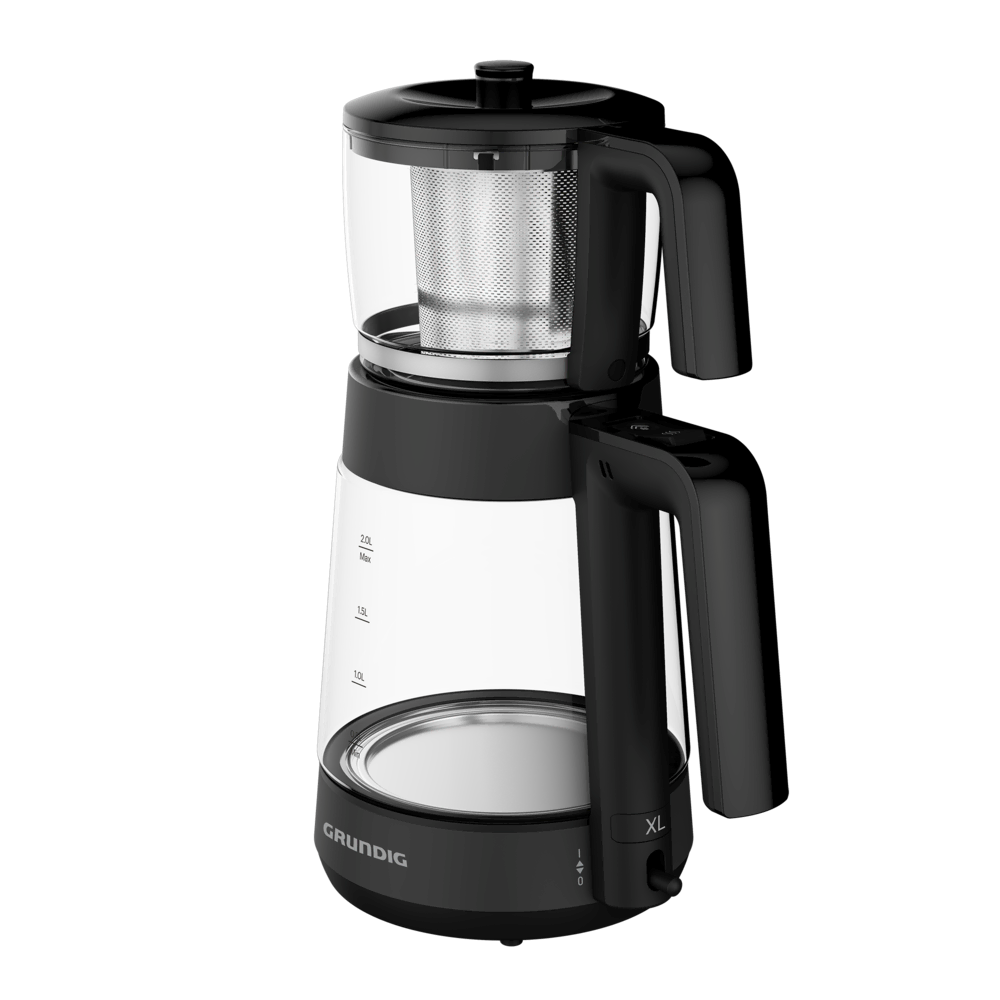 TM 4587 G Grundig XXL Cam Demlikli Siyah / Antrasit Çay Makinesi