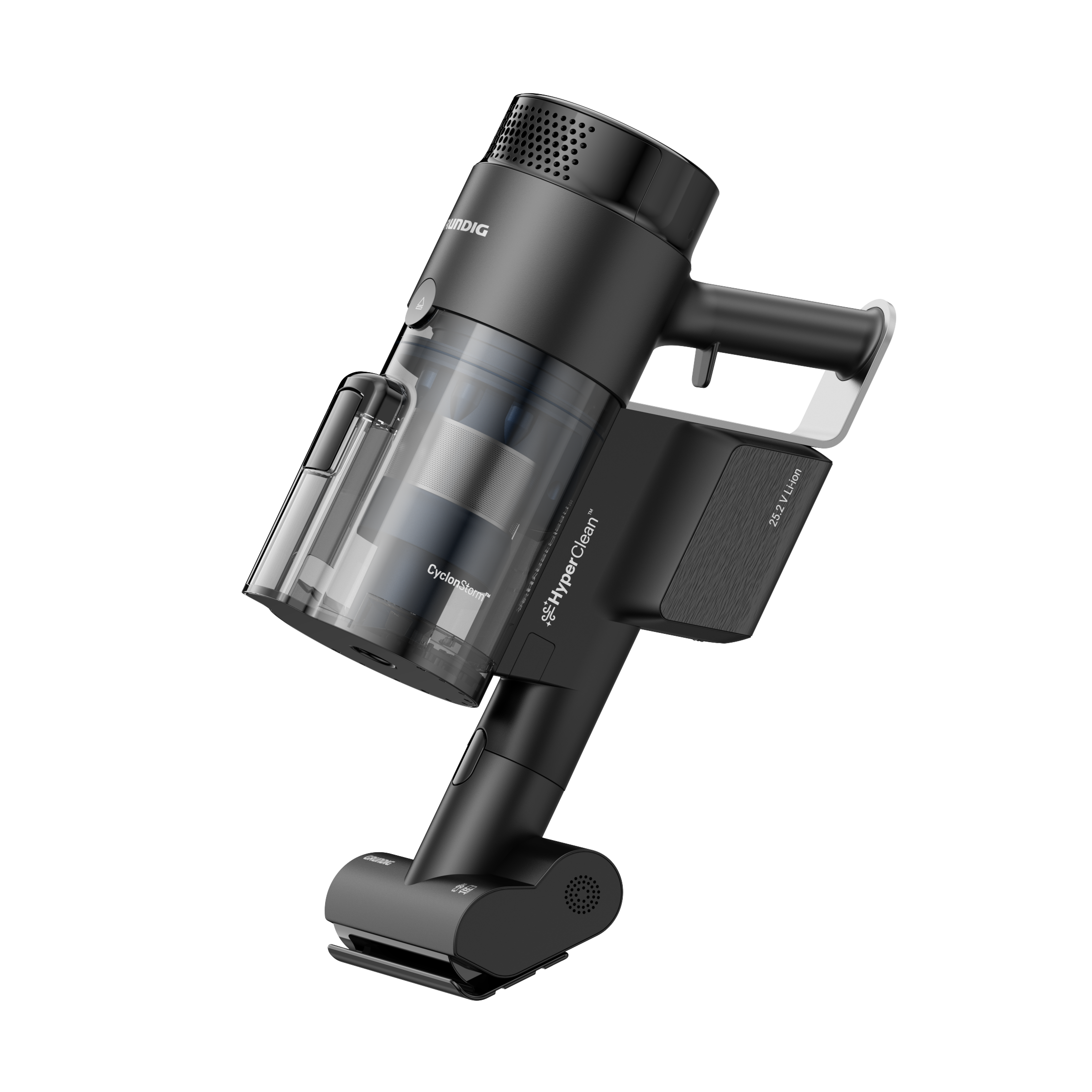 VCP 9431 PRO Grundig PowerClean™ Toz Üniteli Toz Torbasız SpinWash™ Şarjlı Dik Süpürge