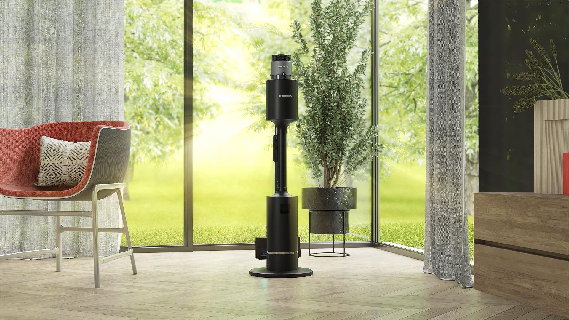 VCP 9431 PRO Grundig PowerClean™ Toz Üniteli Toz Torbasız SpinWash™ Şarjlı Dik Süpürge