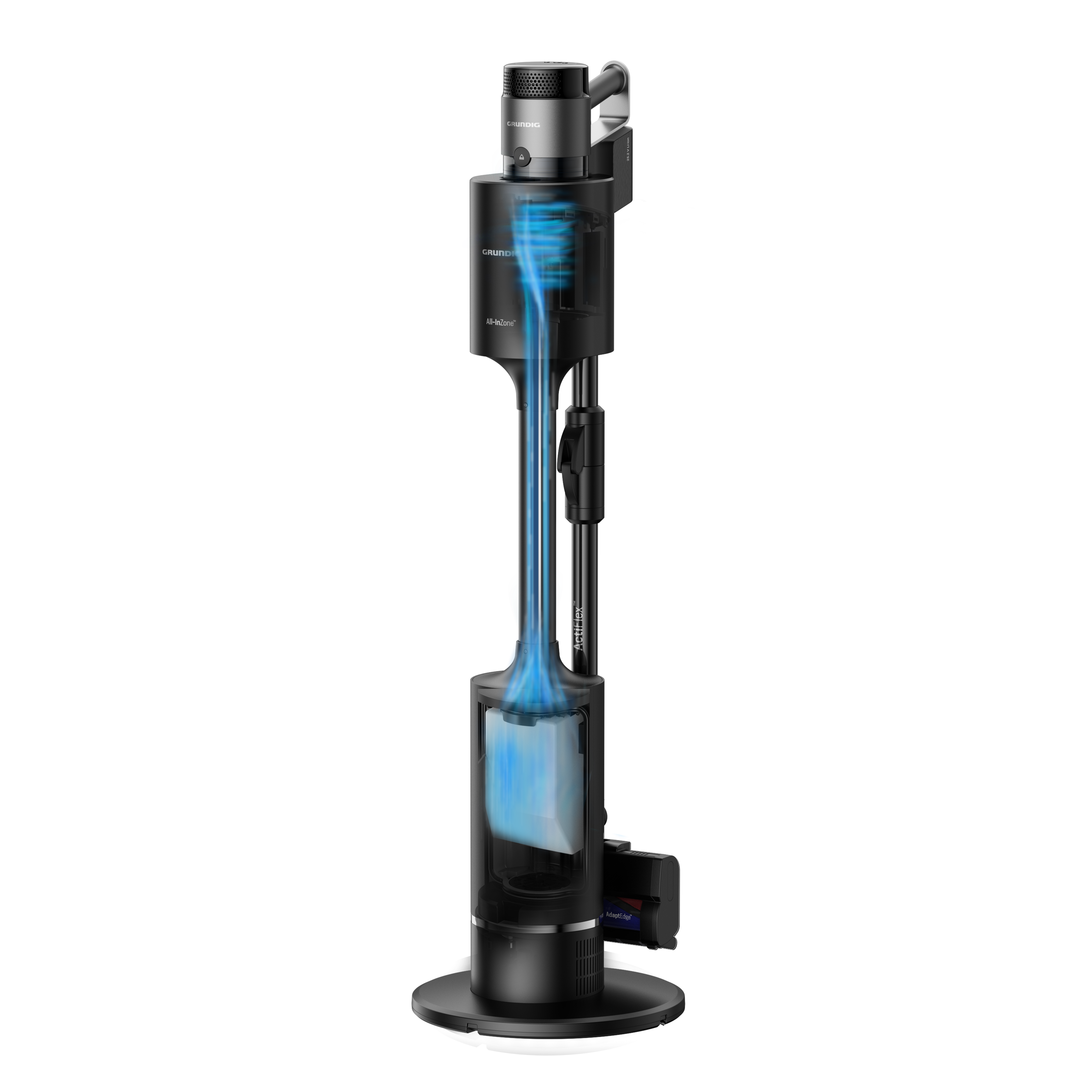 VCP 9431 PRO Grundig PowerClean™ Toz Üniteli Toz Torbasız SpinWash™ Şarjlı Dik Süpürge