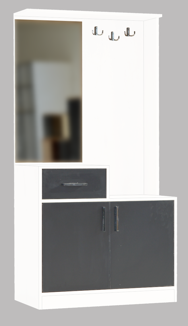 VEST101 Aynalı Vestiyer 180x90cm