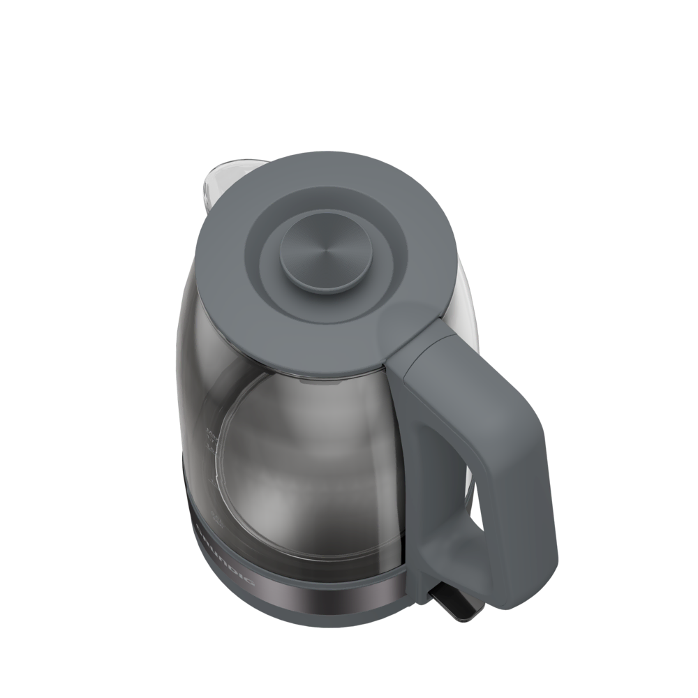 WK 6440 Grundig Füme Camlı Dark Inox Kettle & Su Isıtıcı