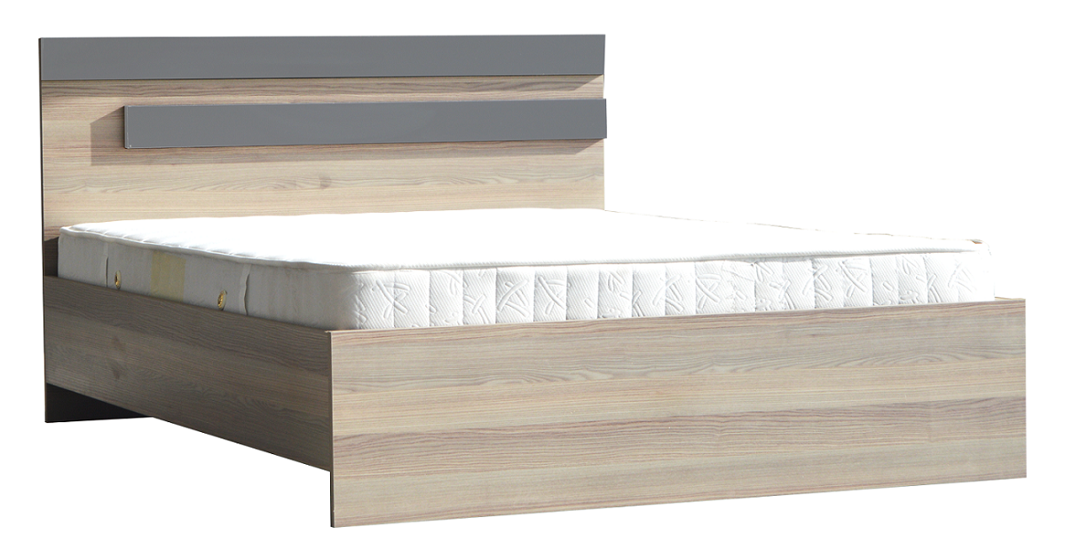 YTK102-120 Ahşap Başlıklı 120x190 Yatak