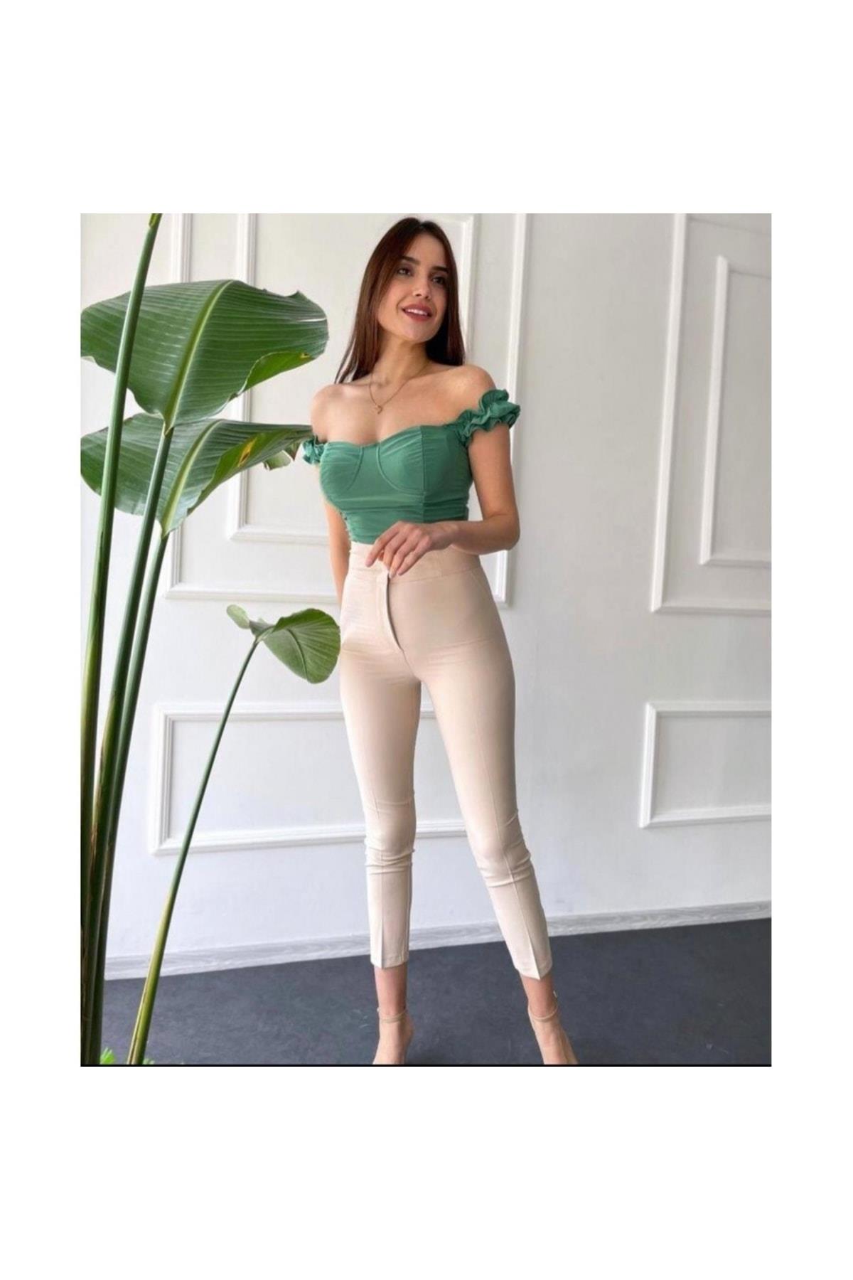 Kadın Dar Paça Siyah Pantolon