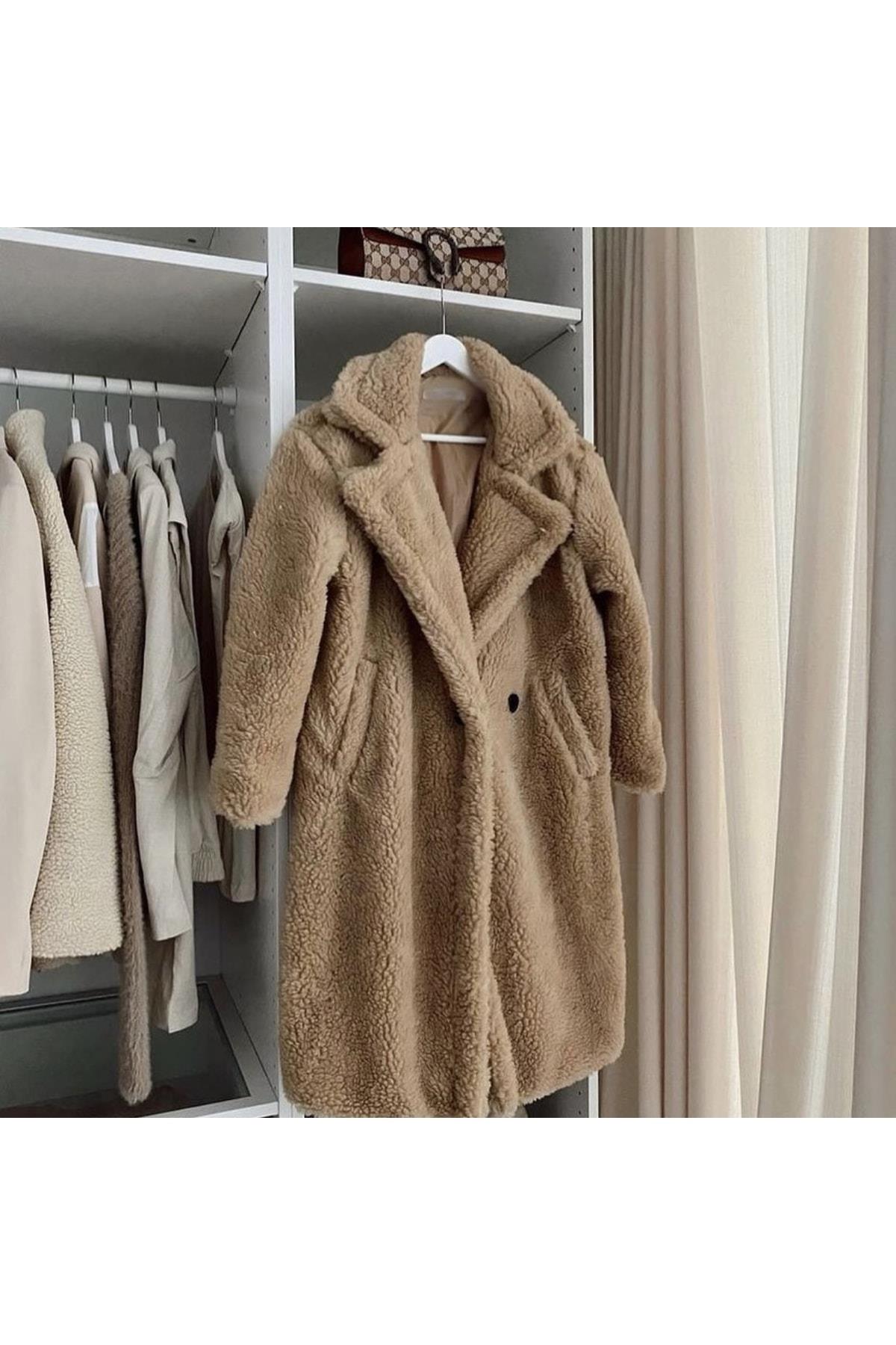 Kadın Teddy Camel Kaban